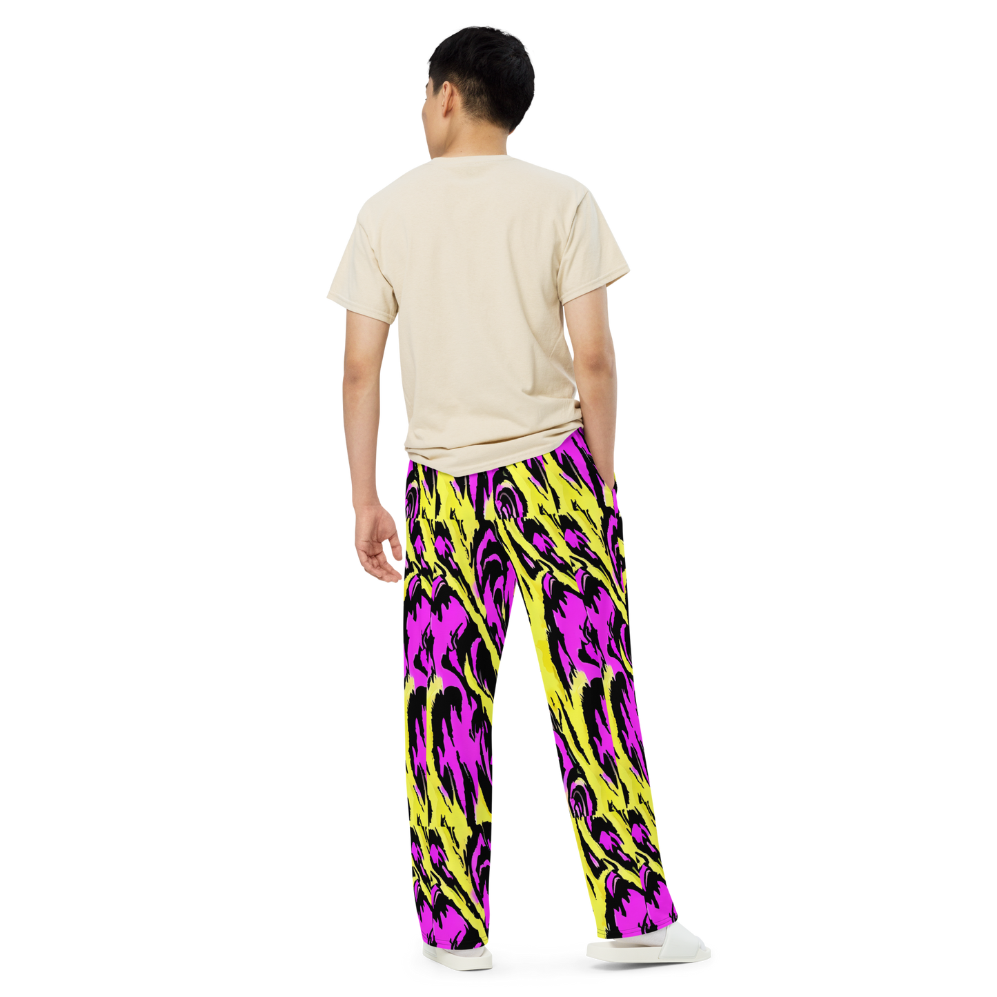 Wide-Leg Pants - Neon Savanna