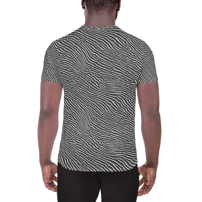 Men's Athletic T-Shirt - Hypnotic Waves