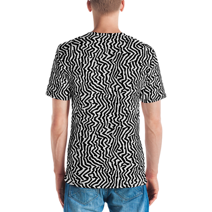 Men's Crew Neck T-Shirt - Static Swirl