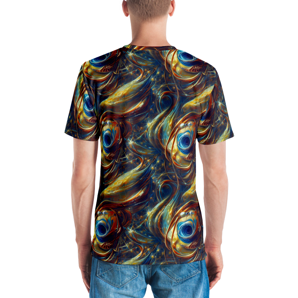 Men's Crew Neck T-Shirt - Celestial Vortex