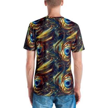 Men's Crew Neck T-Shirt - Celestial Vortex