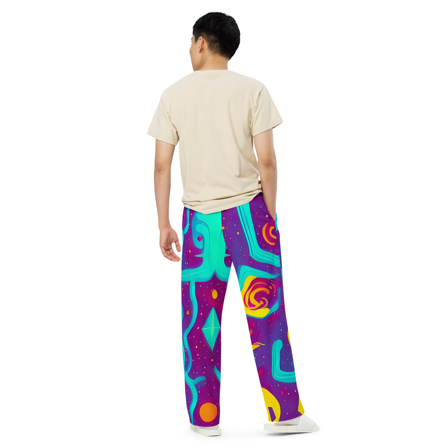 Wide-Leg Pants - Cosmic Current