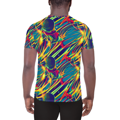 Men's Athletic T-Shirt - Cosmic Inferno