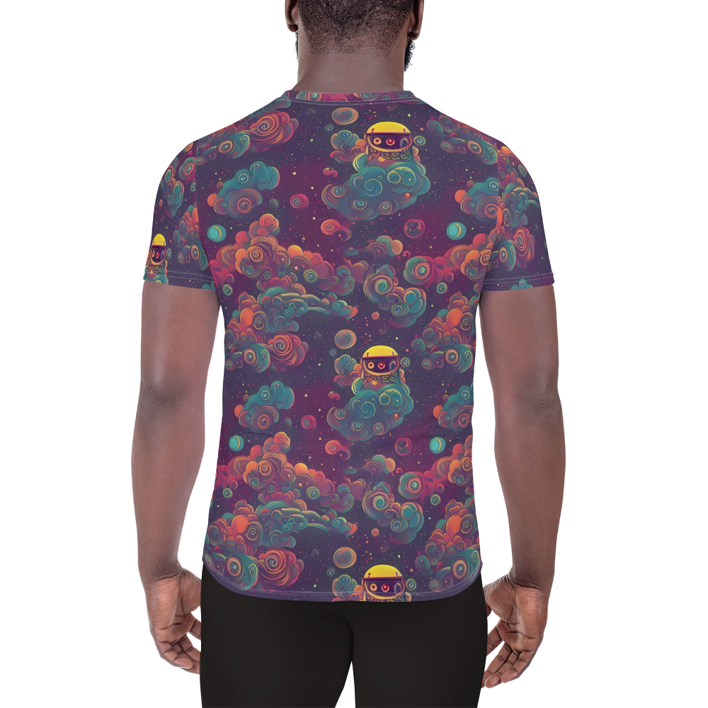 Men's Athletic T-Shirt - Nebula Dreamscape