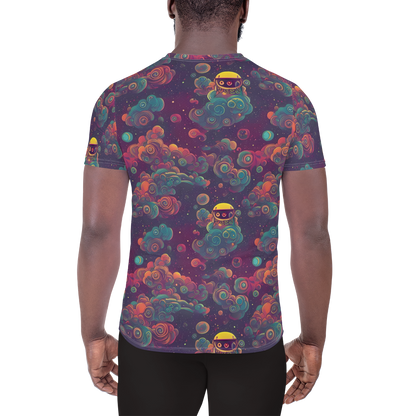 Men's Athletic T-Shirt - Nebula Dreamscape