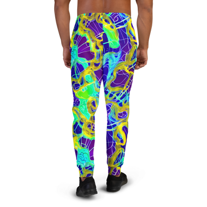 Men’s Joggers - Neon Jungle Rhapsody