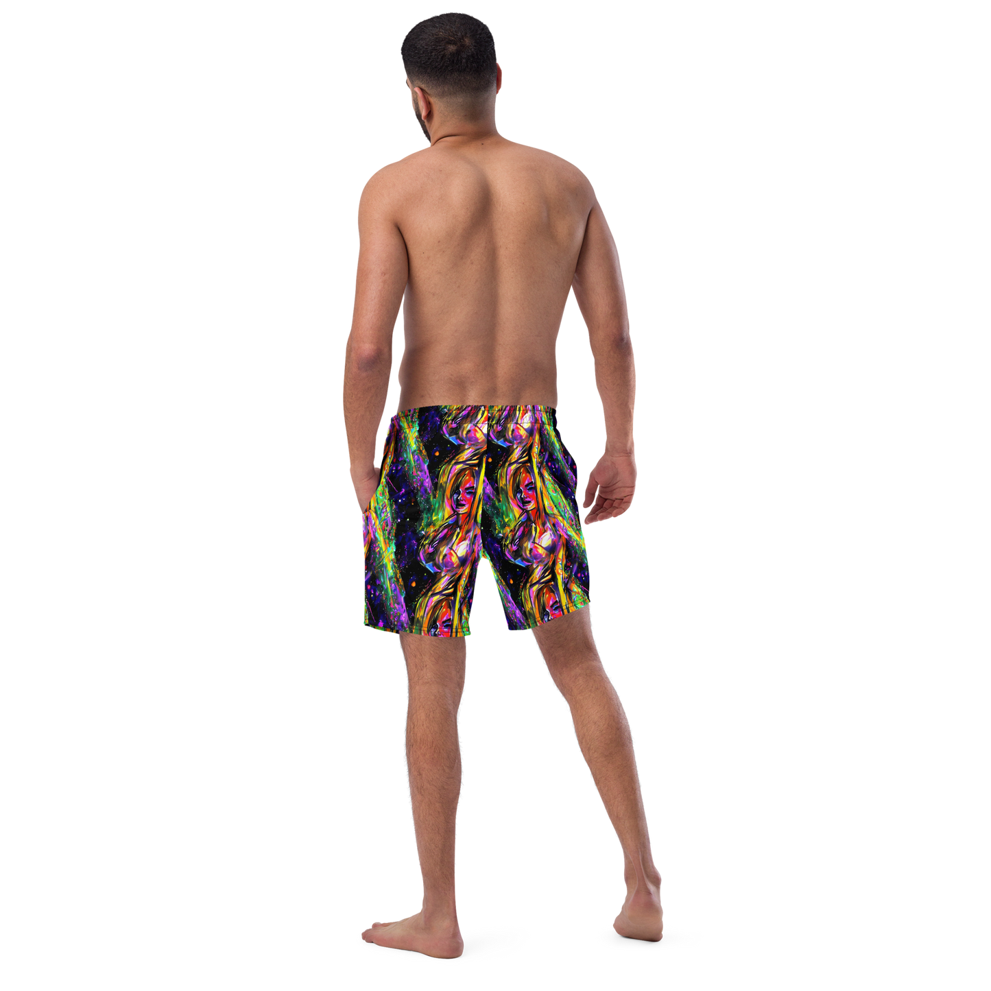 Swim Trunks - Galactic Flamenco