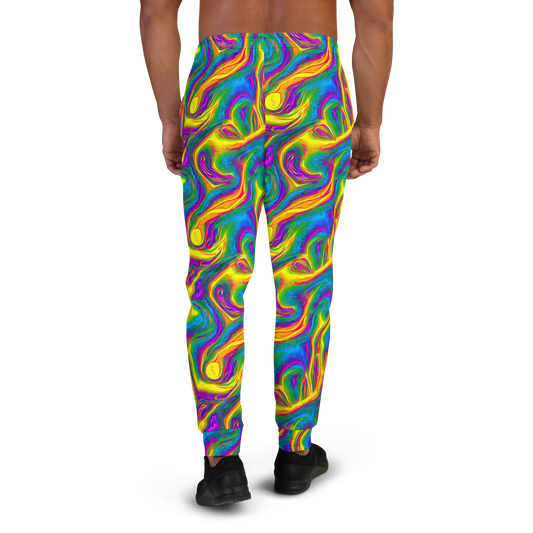 Men’s Joggers - Electric Aurora