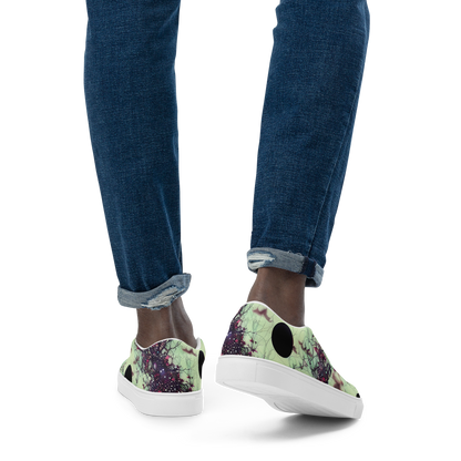 Men's Slip-On Canvas Shoes - Celestial Bloom