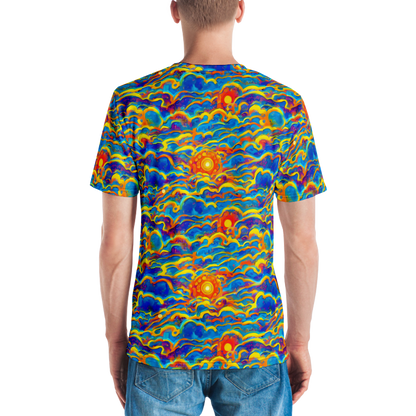 Men's Crew Neck T-Shirt - Chroma Ripple