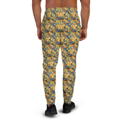 Men’s Joggers - Whimsical Feline Dance