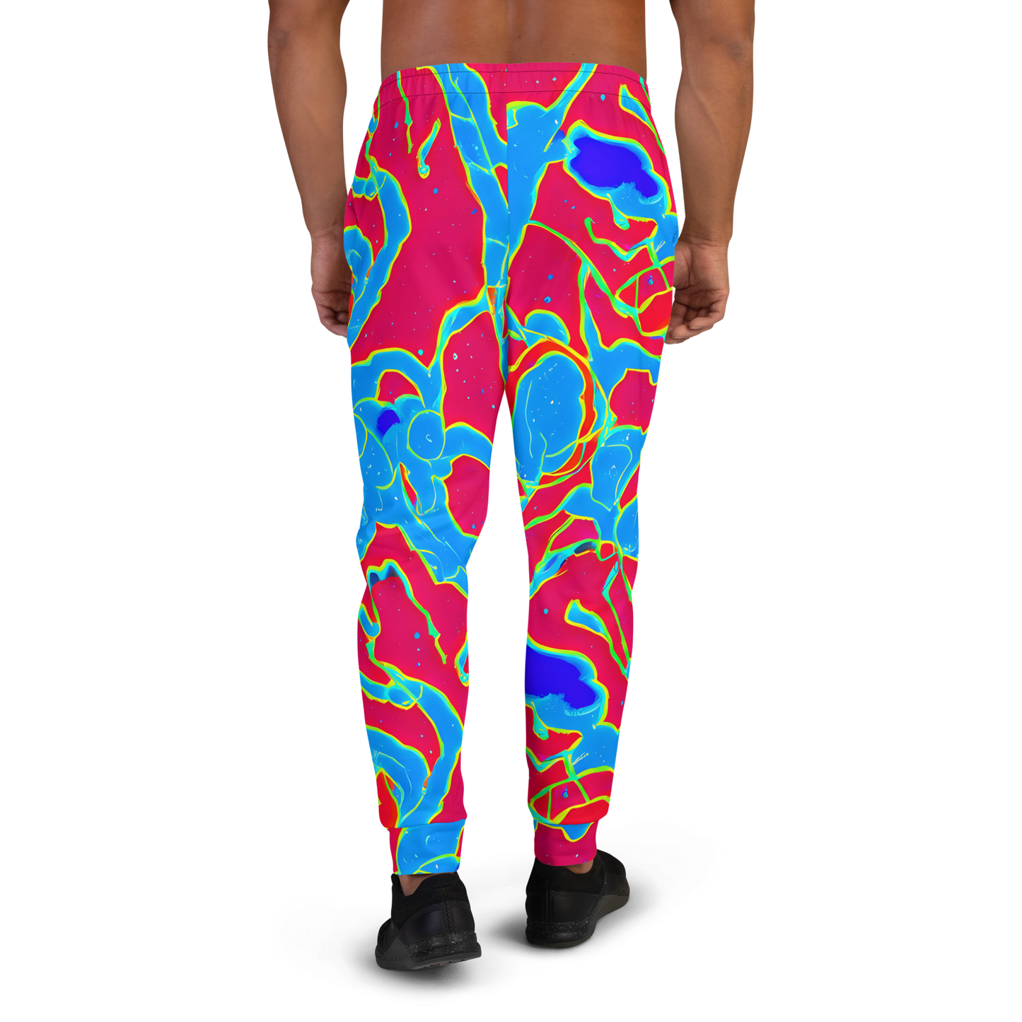 Men’s Joggers - Electric Bloom