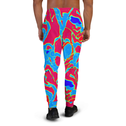 Men’s Joggers - Electric Bloom