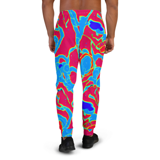 Men’s Joggers - Electric Bloom