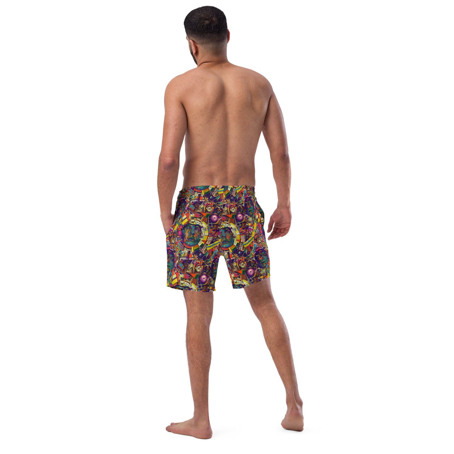 Swim Trunks - Cosmic Collage