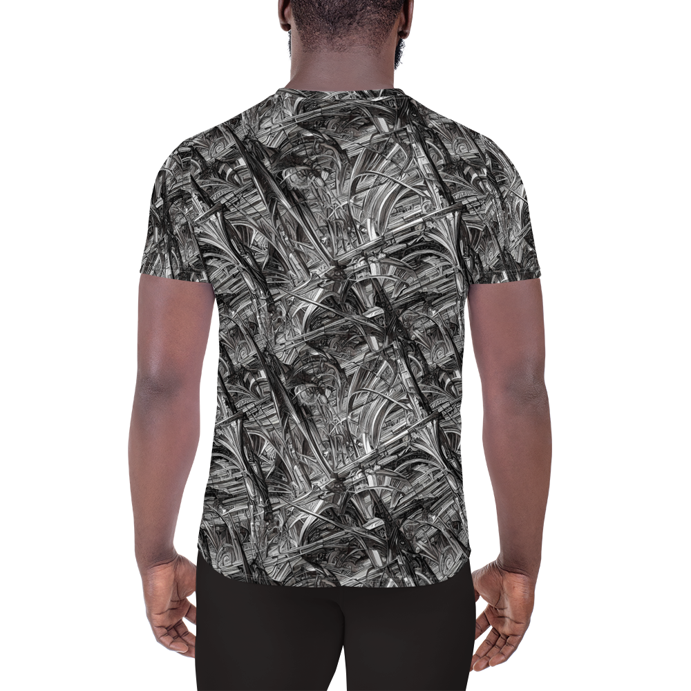 Men's Athletic T-Shirt - Gothic Whirlwind