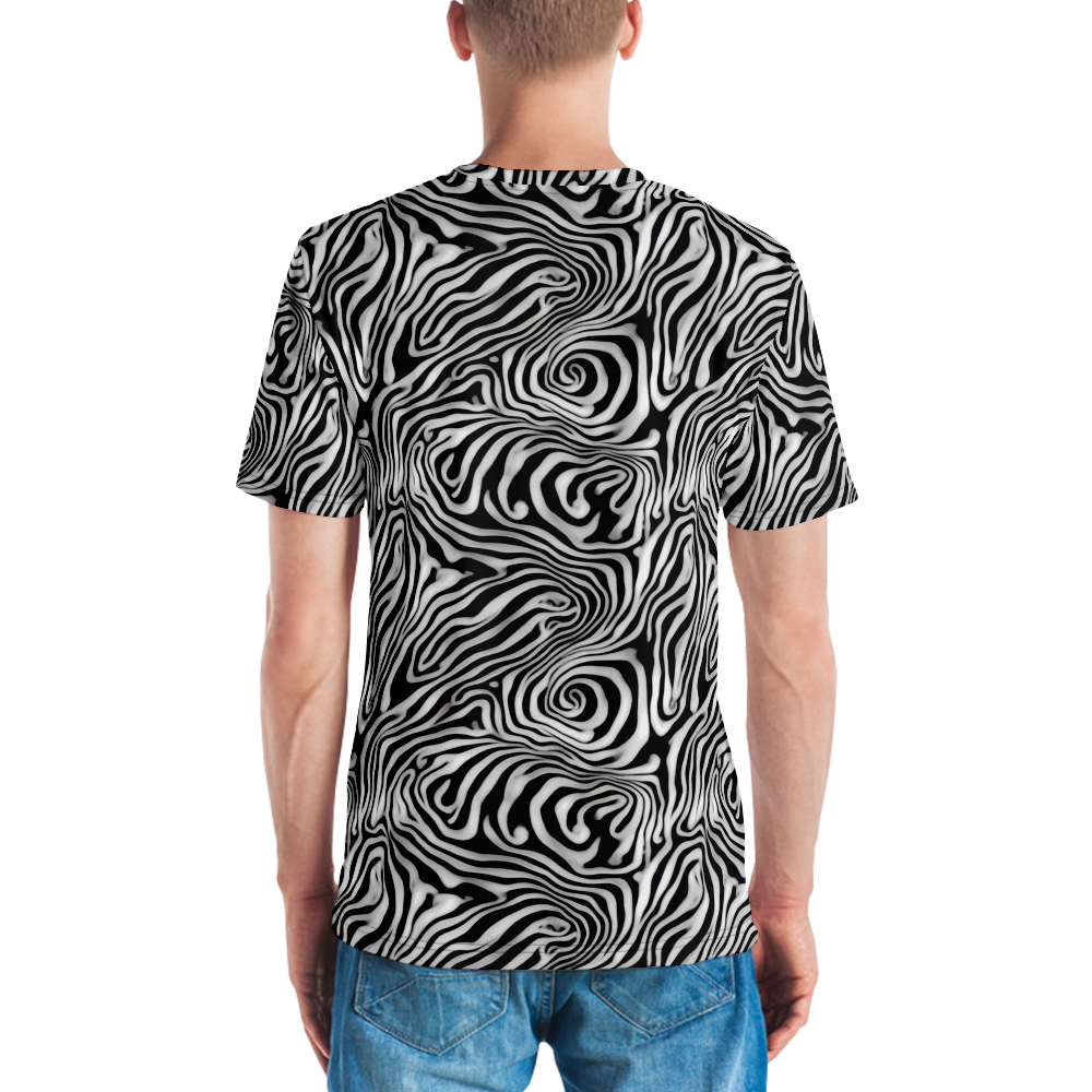 Men's Crew Neck T-Shirt - Warped Cosmos