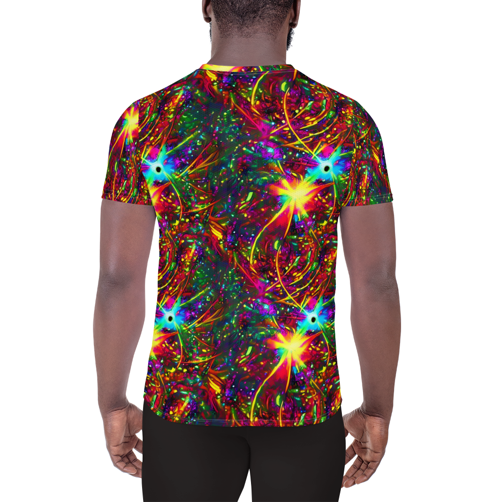 Men's Athletic T-Shirt - Stellar Burst