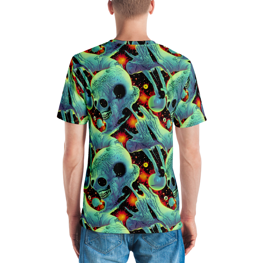 Men's Crew Neck T-Shirt - Galactic Grotesque