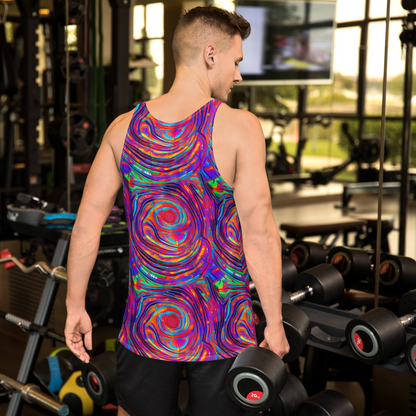 Men's Tank Top - Quantum Spiral