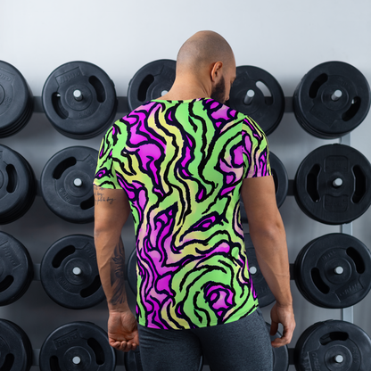 Men's Athletic T-Shirt - Mintchine Maze