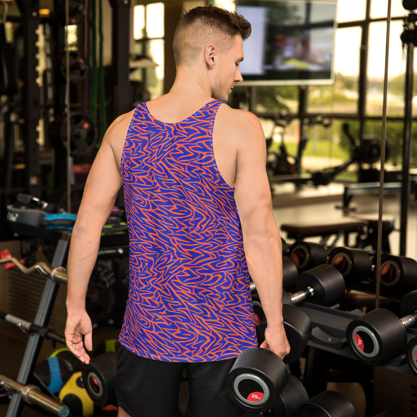 Men's Tank Top - Sapphire Swirl