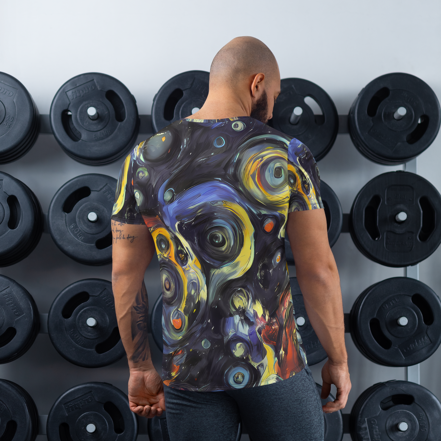 Men's Athletic T-Shirt - Corinthian Swirl