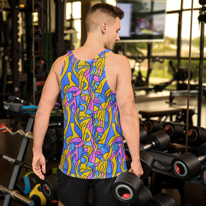 Men's Tank Top - Cosmic Curves