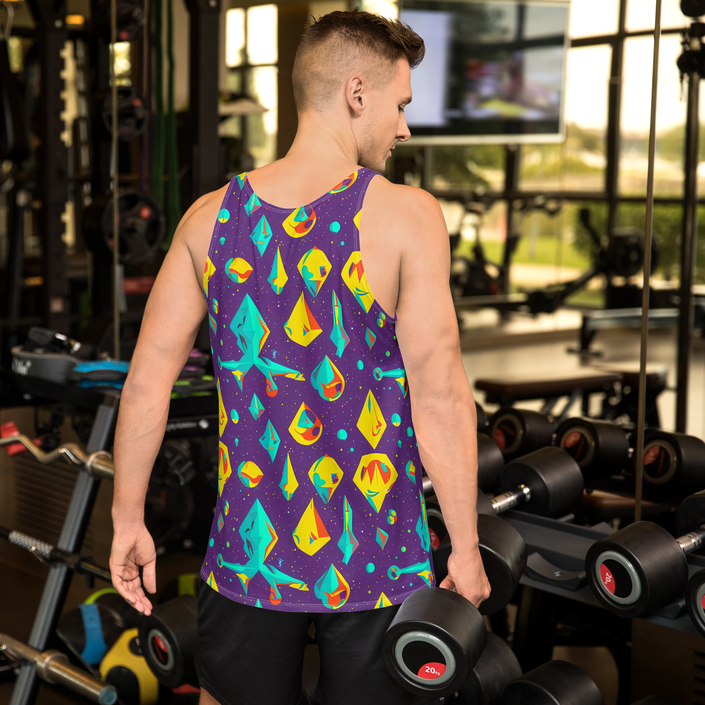 Men's Tank Top - Cascading Prism