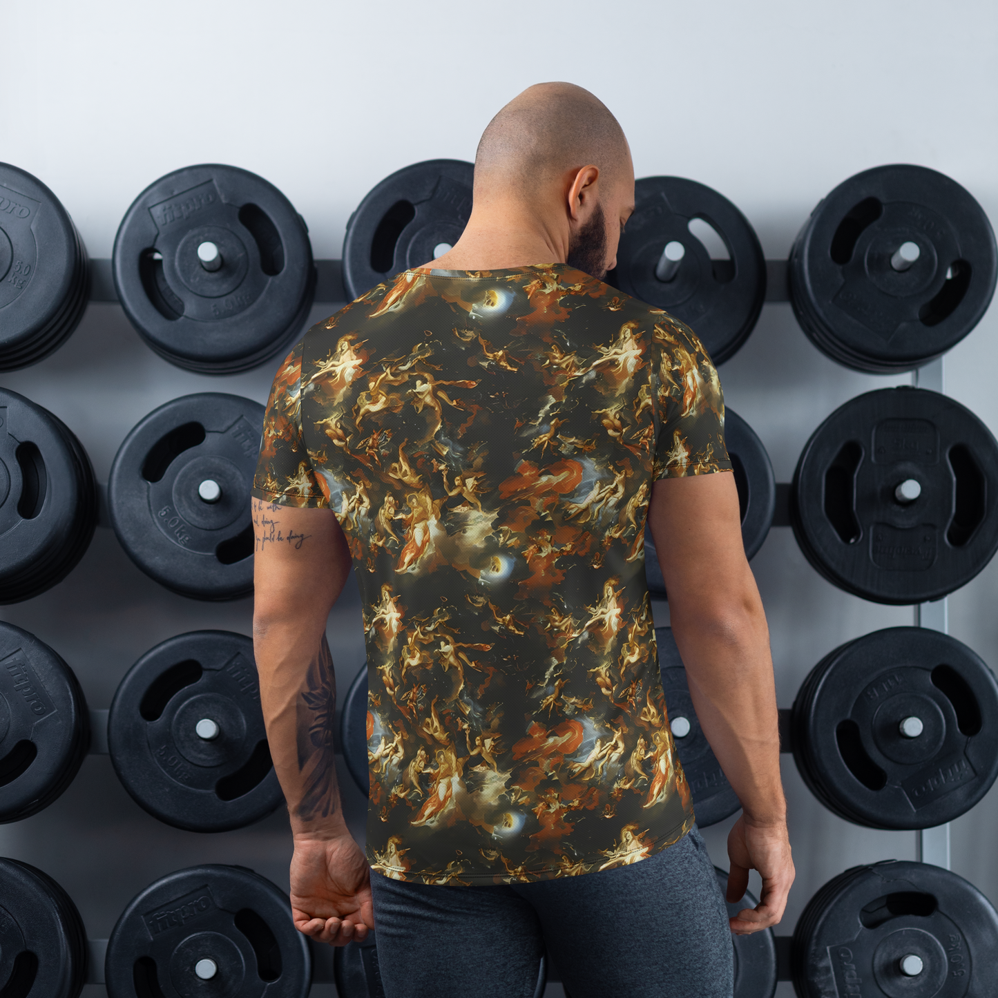 Men's Athletic T-Shirt - Van Dyck Vortex