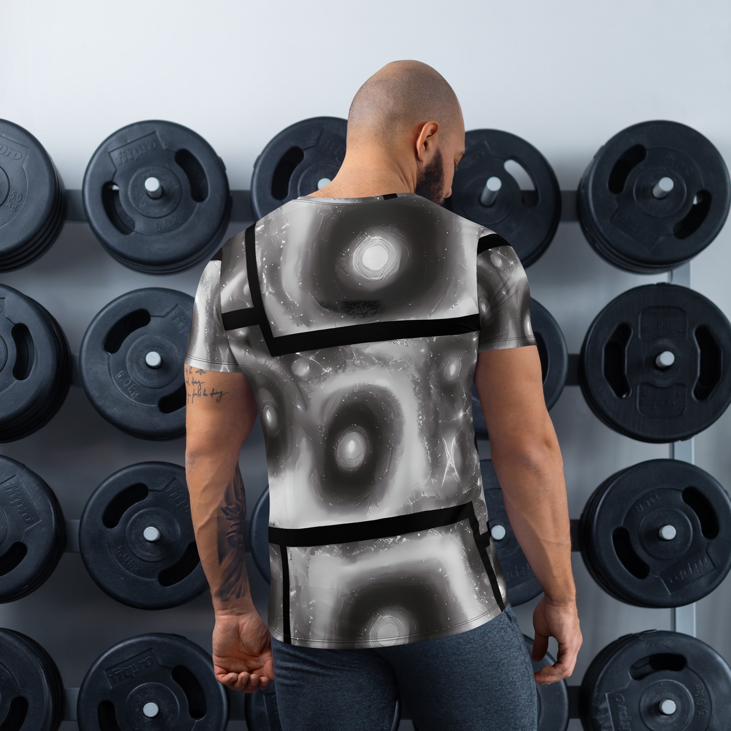 Men's Athletic T-Shirt - Arbus Whorls