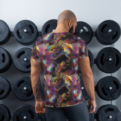 Men's Athletic T-Shirt - Cosmic Fusion