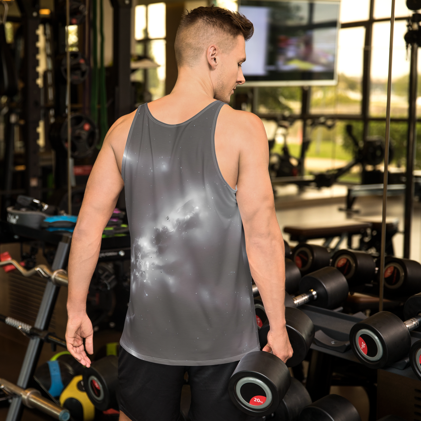 Men's Tank Top - Silver Nebula