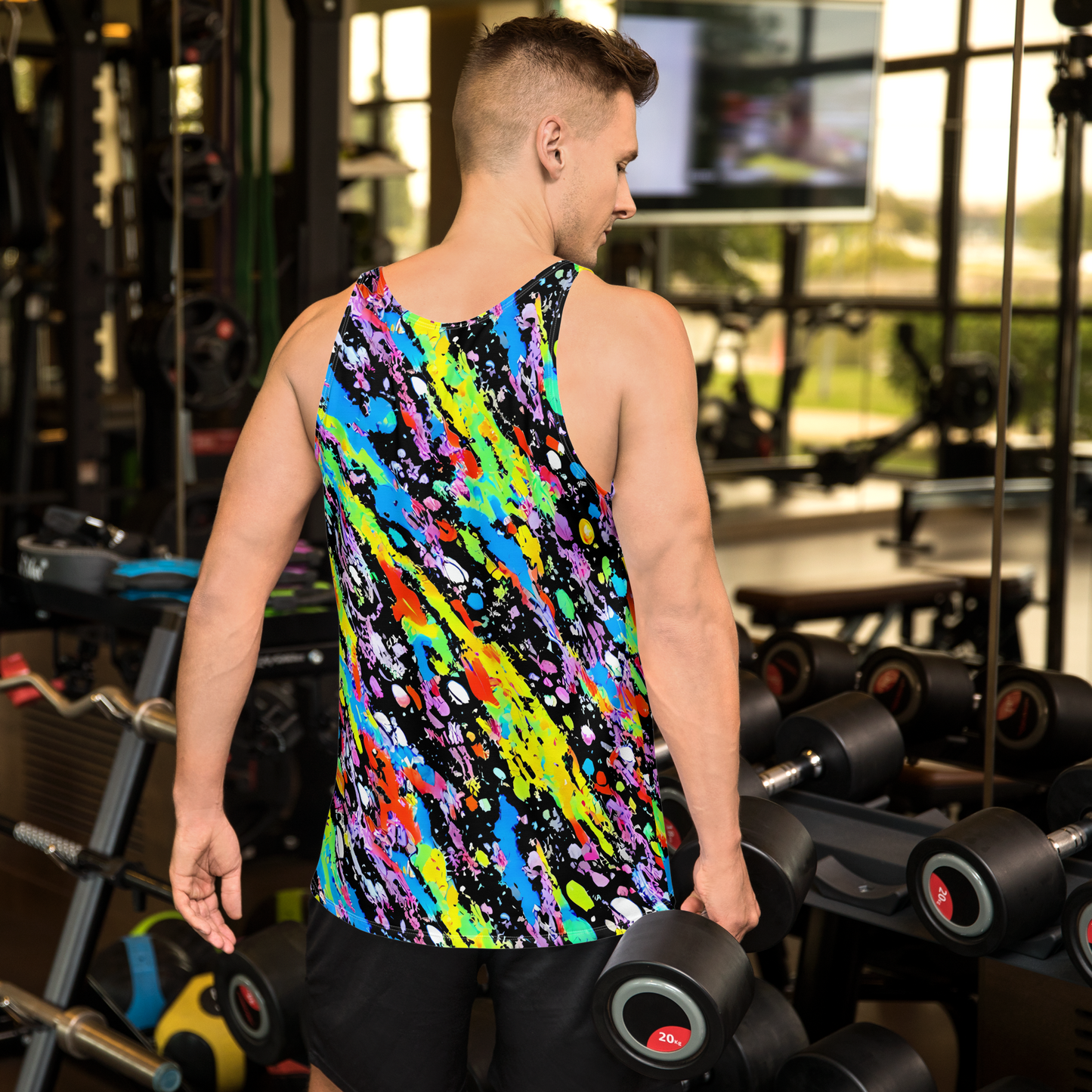 Men's Tank Top - Pollock Pulse