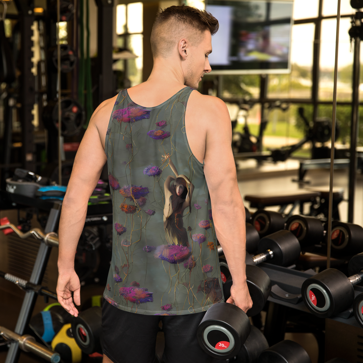 Men's Tank Top - Ethereal Bloom