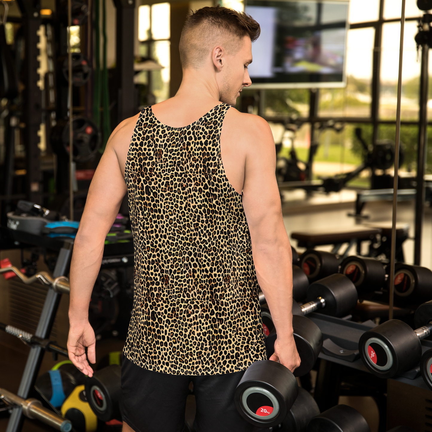 Men's Tank Top - Cheetah Mosaic