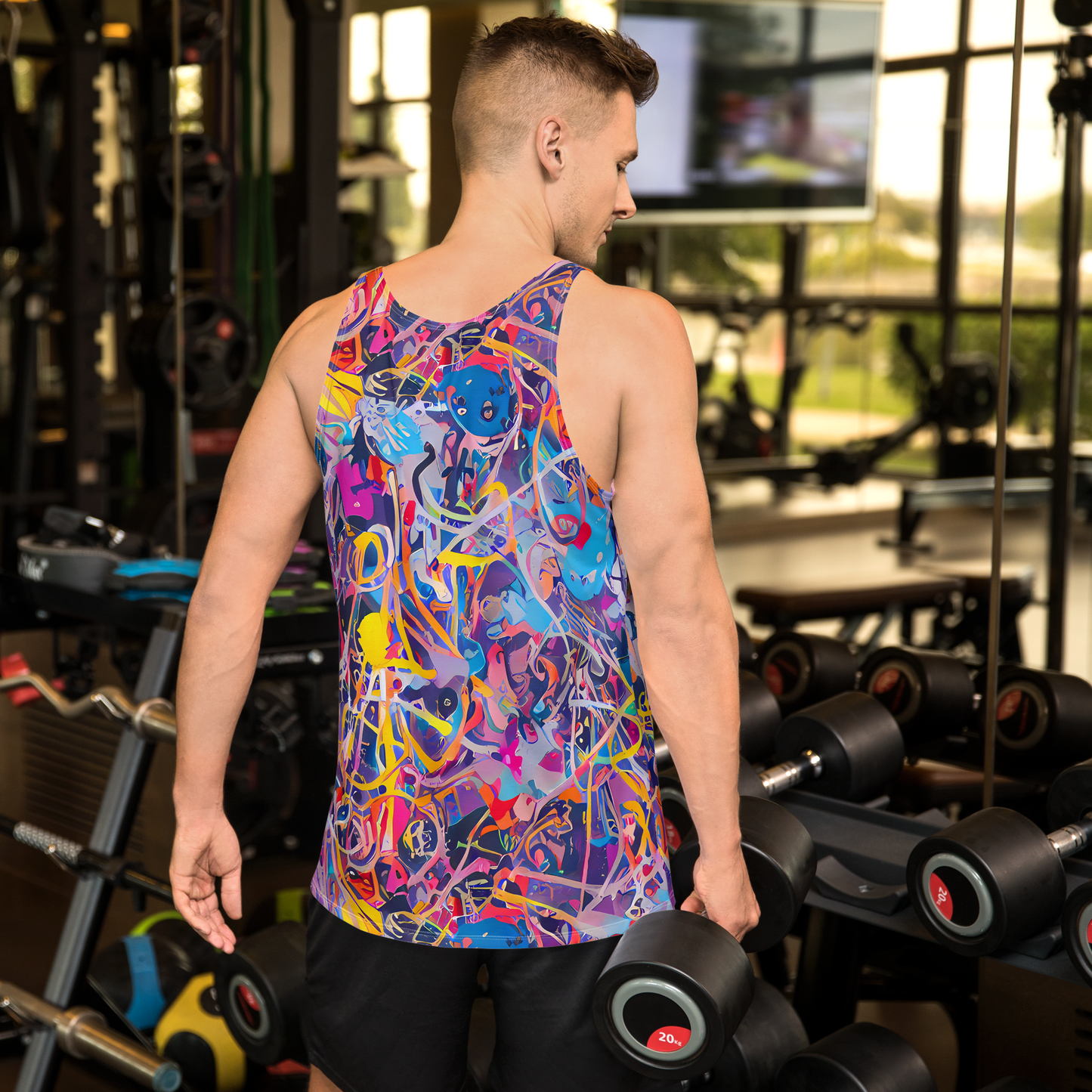 Men's Tank Top - Vibrant Fusion