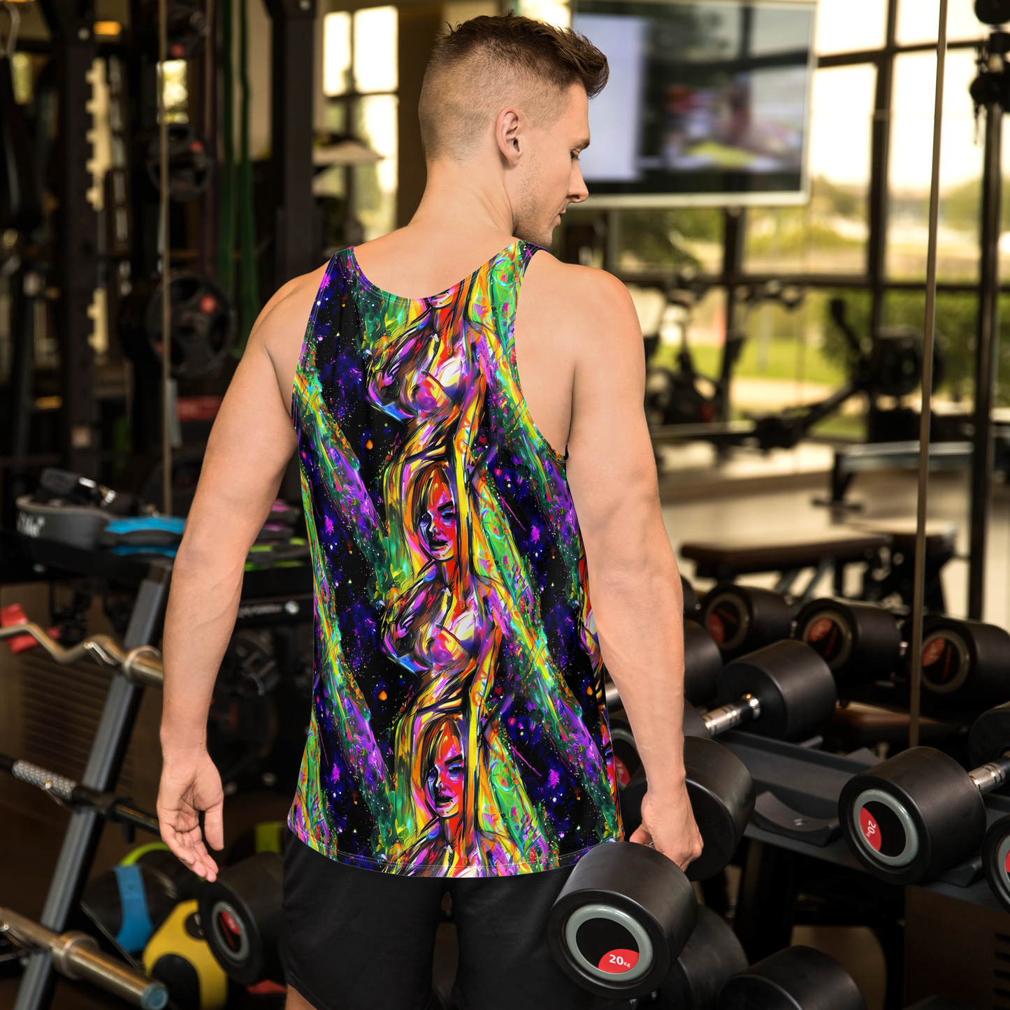 Men's Tank Top - Galactic Flamenco