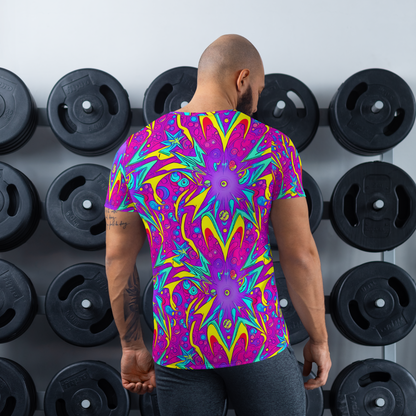 Men's Athletic T-Shirt - Nebula Radiance