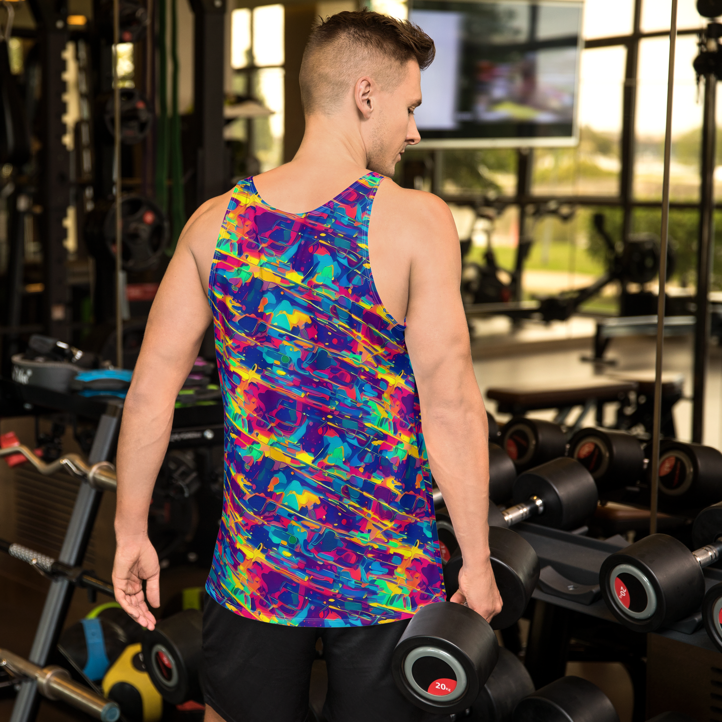 Men's Tank Top - Spectrum Streaks