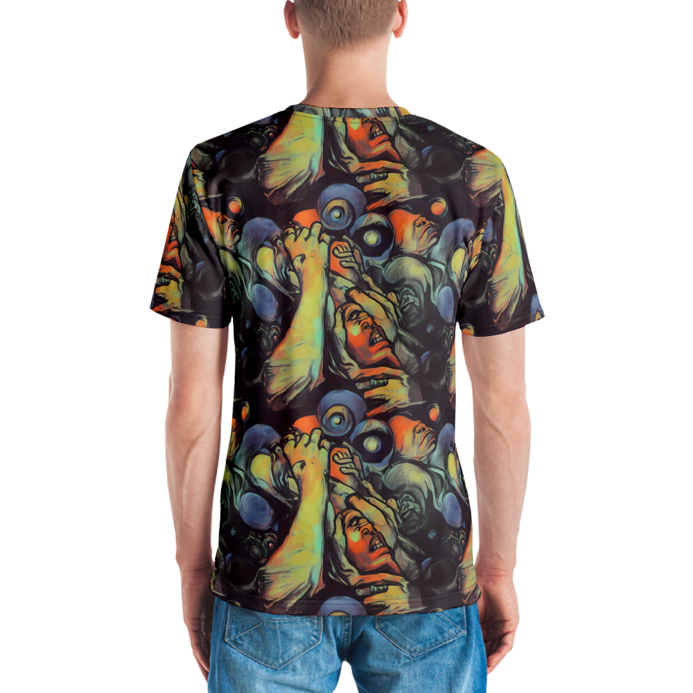 Men's Crew Neck T-Shirt - Cosmic Scream