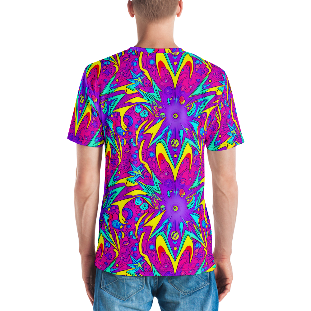 Men's Crew Neck T-Shirt - Nebula Radiance