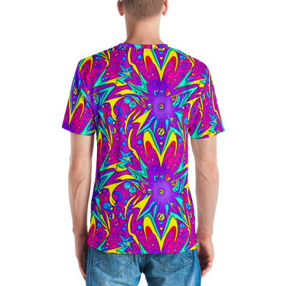 Men's Crew Neck T-Shirt - Nebula Radiance