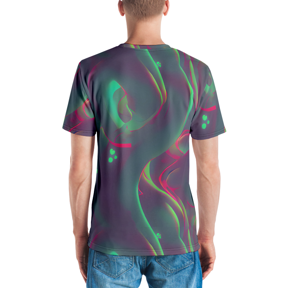 Men's Crew Neck T-Shirt - Neon Whisper