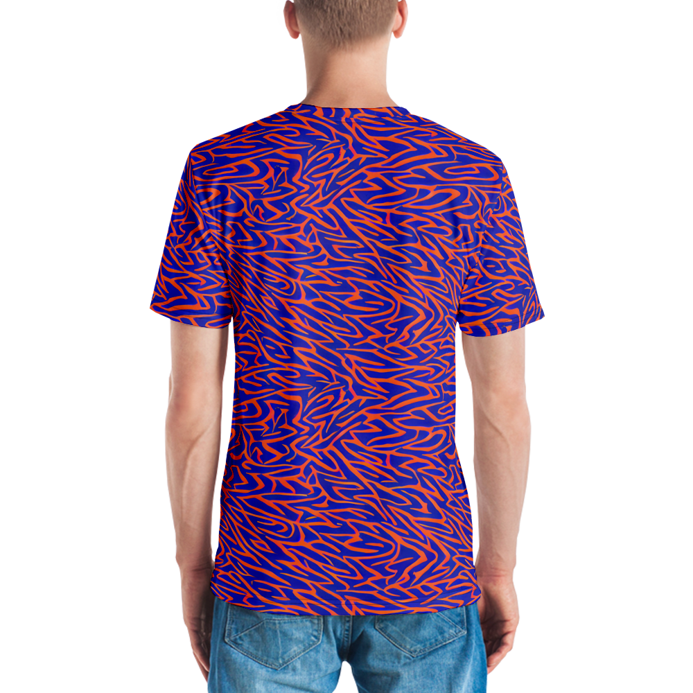 Men's Crew Neck T-Shirt - Sapphire Swirl