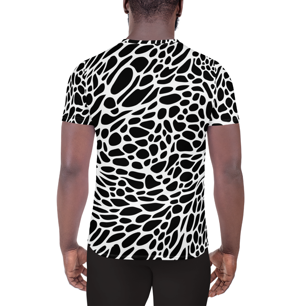 Men's Athletic T-Shirt - Monochrome Mystique