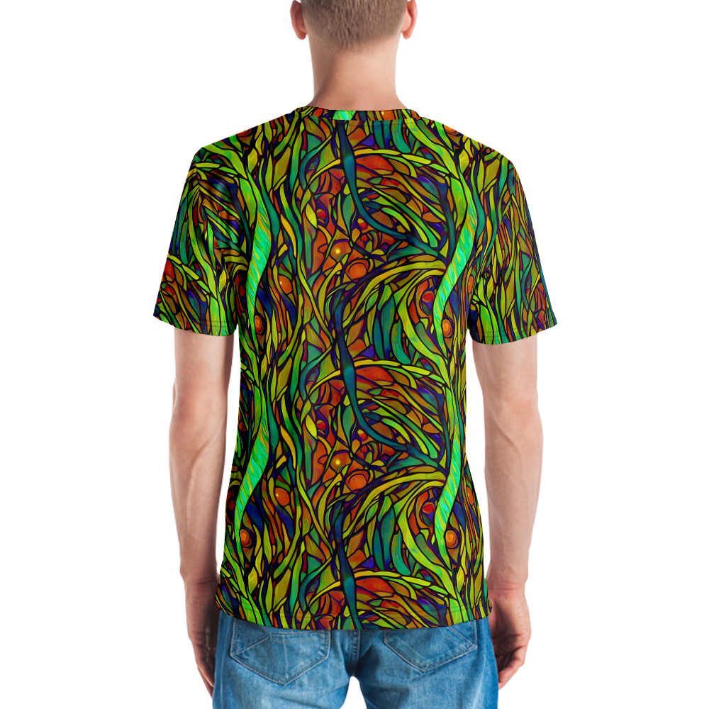 Men's Crew Neck T-Shirt - Cosmic Garden