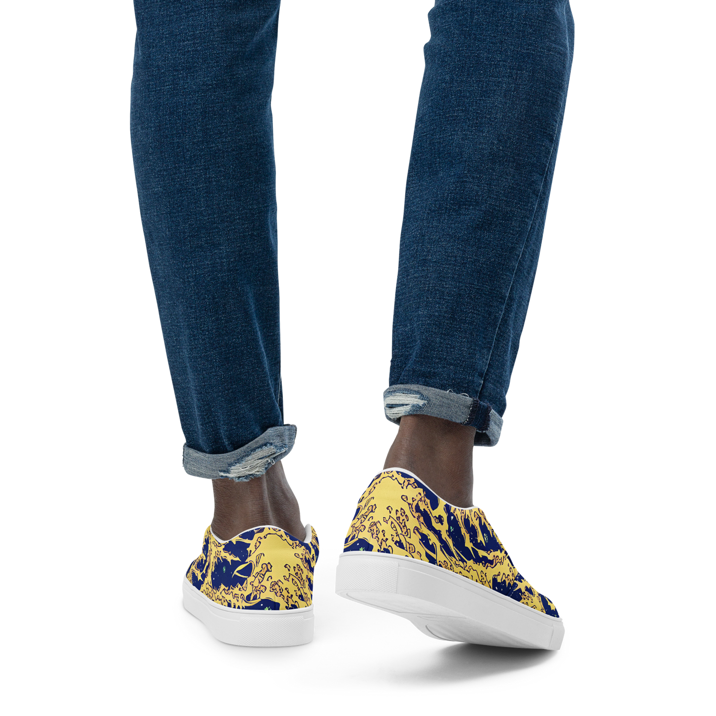 Men's Slip-On Canvas Shoes - Celestial Ridge