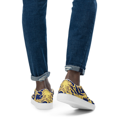 Men's Slip-On Canvas Shoes - Celestial Ridge