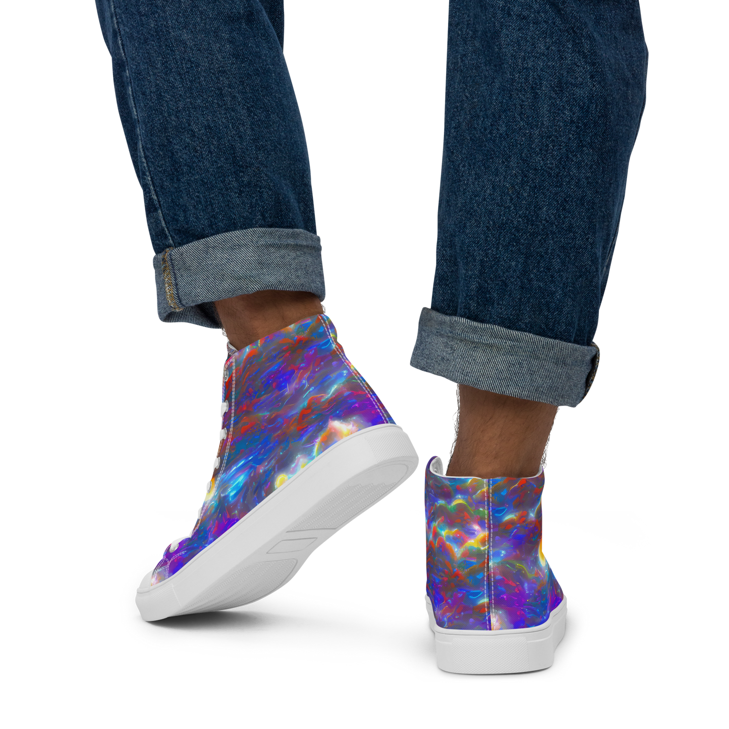 Men's High Top Canvas Shoes - Orion Ripple